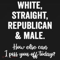 White Straight Republican Male Apron thumb 3