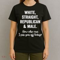 White Straight Republican Male T-Shirt thumb 4