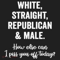 White Straight Republican Male Beanie thumb 2