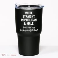 White Straight Republican Male Tumbler thumb 0