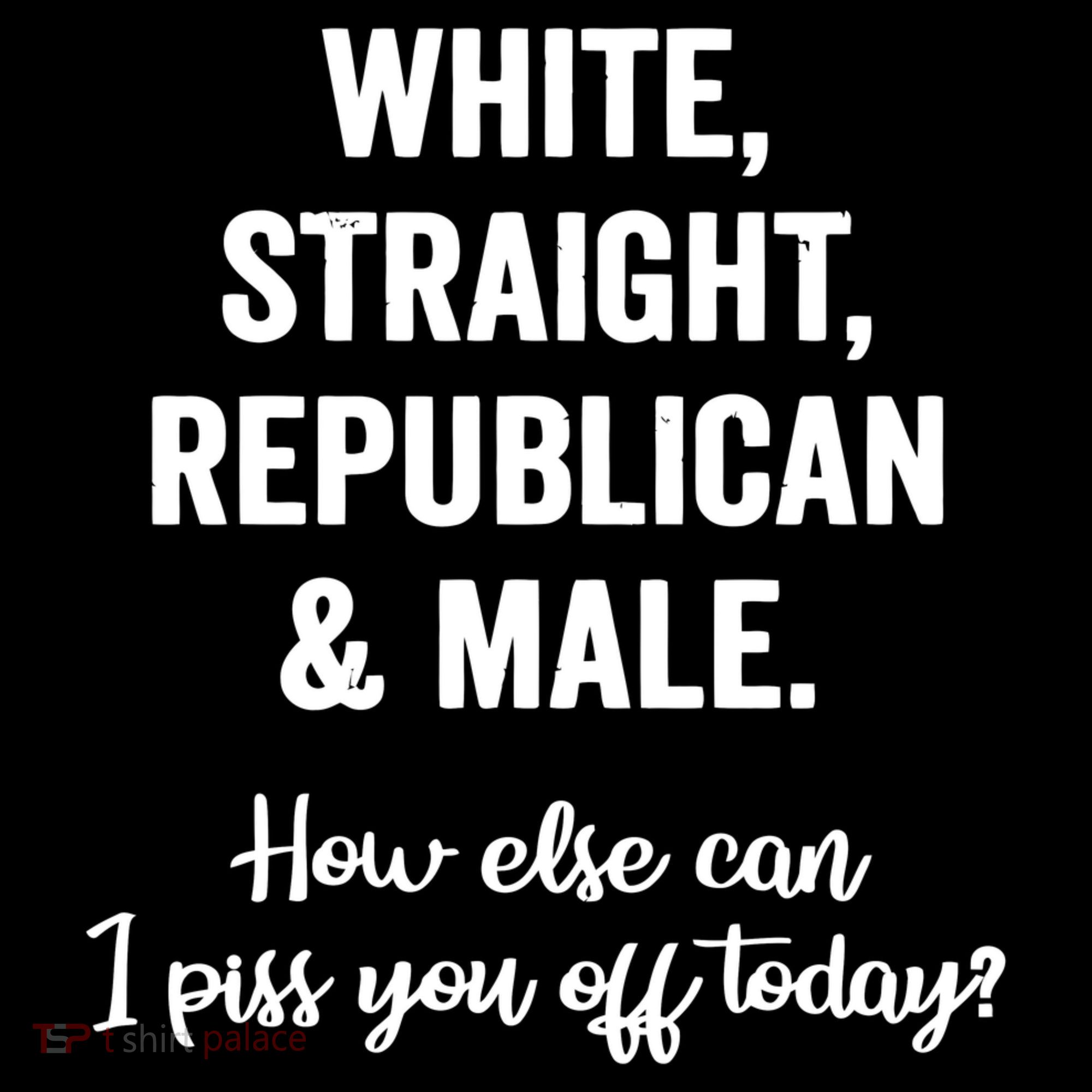 White Straight Republican Male Mousepad