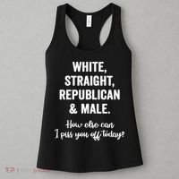 White Straight Republican Male Women's Tank Top thumb 3