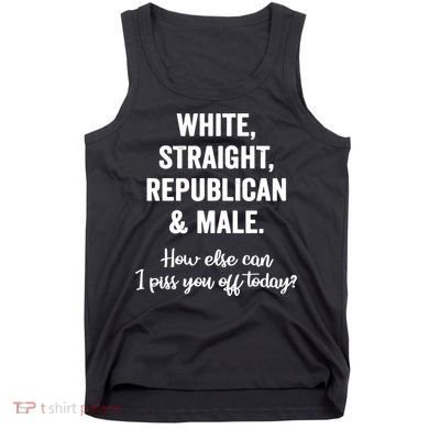 White Straight Republican Male Tank Top