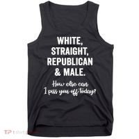 White Straight Republican Male Tank Top thumb 0