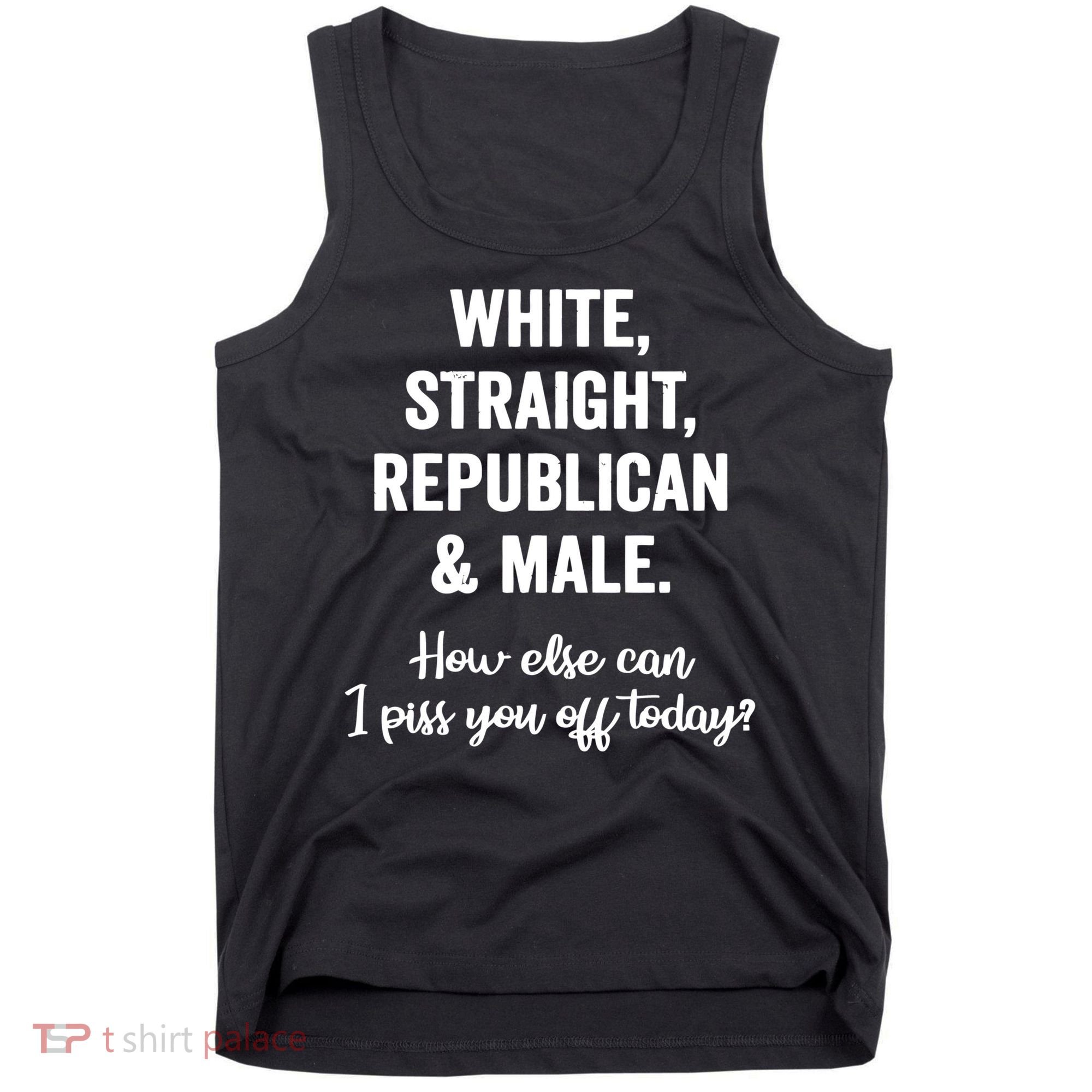 White Straight Republican Male Tank Top