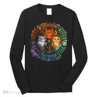 Wind Shadow River Star Thunder Sky Cat Feline Fire Long Sleeve Shirt thumb 0