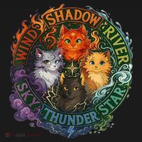 Wind Shadow River Star Thunder Sky Cat Feline Fire Long Sleeve Shirt thumb 2