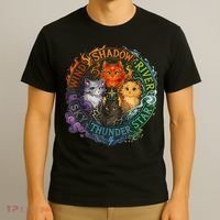 Wind Shadow River Star Thunder Sky Cat Feline Fire T-Shirt thumb 3