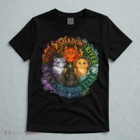 Wind Shadow River Star Thunder Sky Cat Feline Fire T-Shirt thumb 5