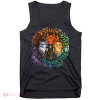 Wind Shadow River Star Thunder Sky Cat Feline Fire Tank Top thumb 0