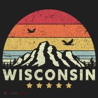 Wisconsin Shirt. Retro Style WI, USA Beanie thumb 2