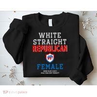 White Straight Republican Female Sweatshirt thumb 2