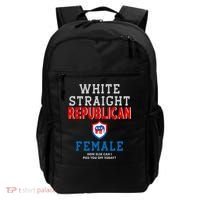 White Straight Republican Female Backpack thumb 0
