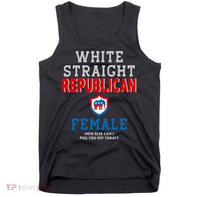 White Straight Republican Female Tank Top