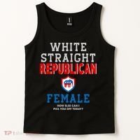 White Straight Republican Female Tank Top thumb 2