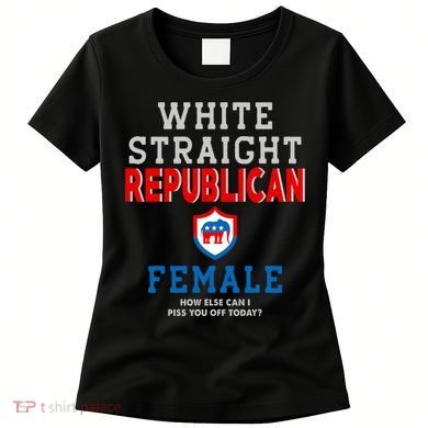 White Straight Republican Female Women's T-Shirt