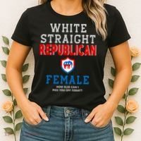 White Straight Republican Female Women's T-Shirt thumb 2