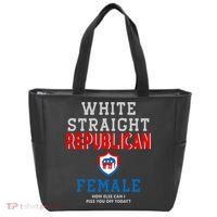 White Straight Republican Female Tote Bag thumb 0