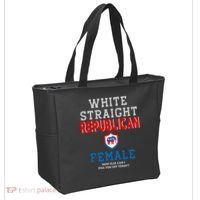White Straight Republican Female Tote Bag thumb 2