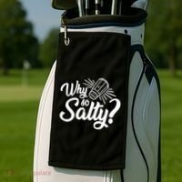 Why So Salty Golf Towel thumb 2