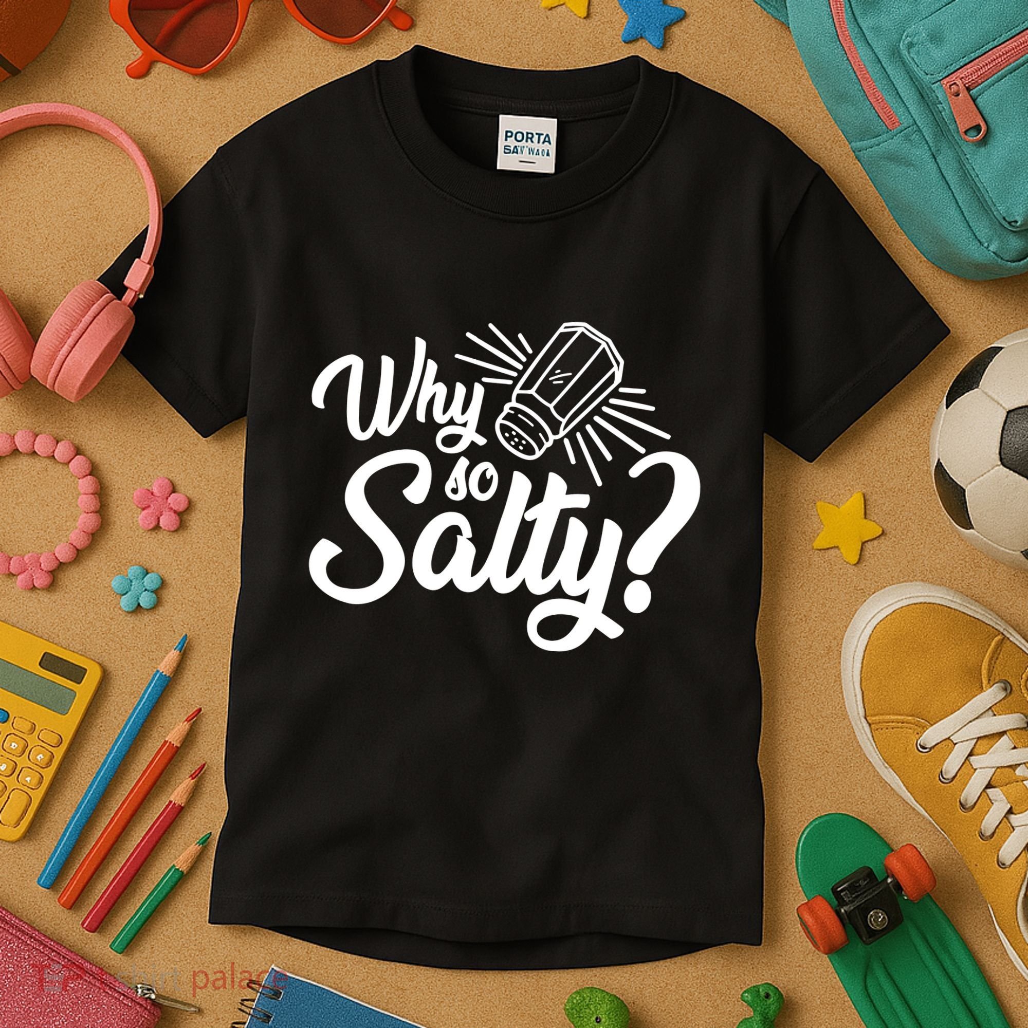 Why So Salty Kids T-Shirt