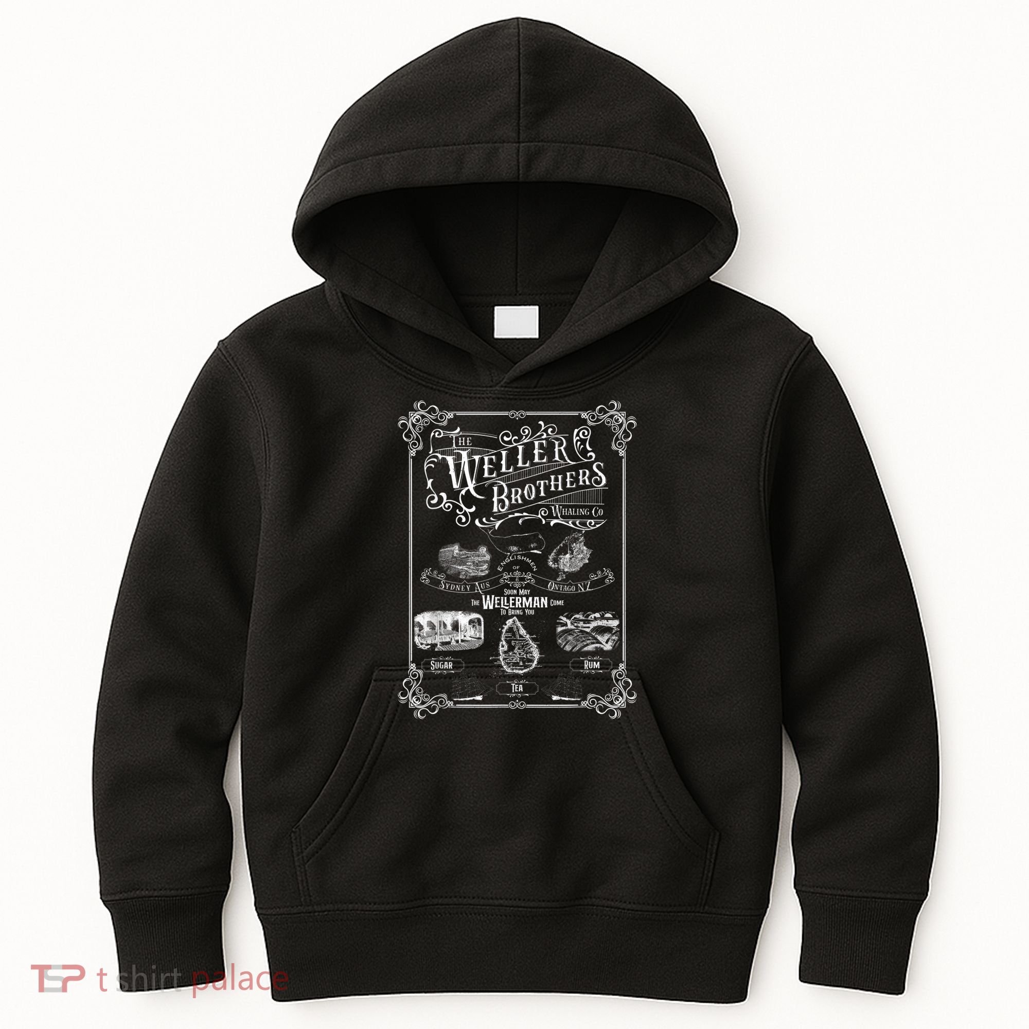 Wellerman Sea Shanty Weller Brothers Soon May The Wellerman Kids Hoodie
