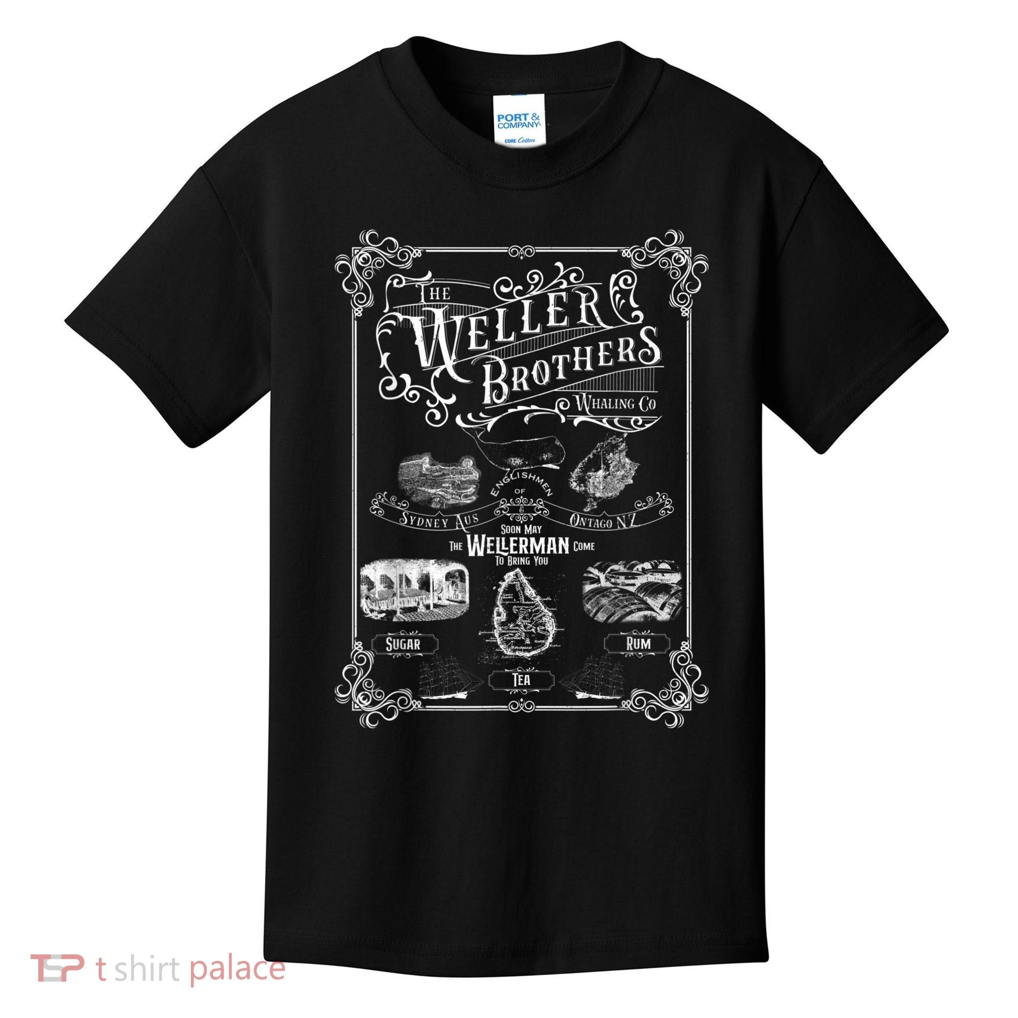 Wellerman Sea Shanty Weller Brothers Soon May The Wellerman Kids T-Shirt