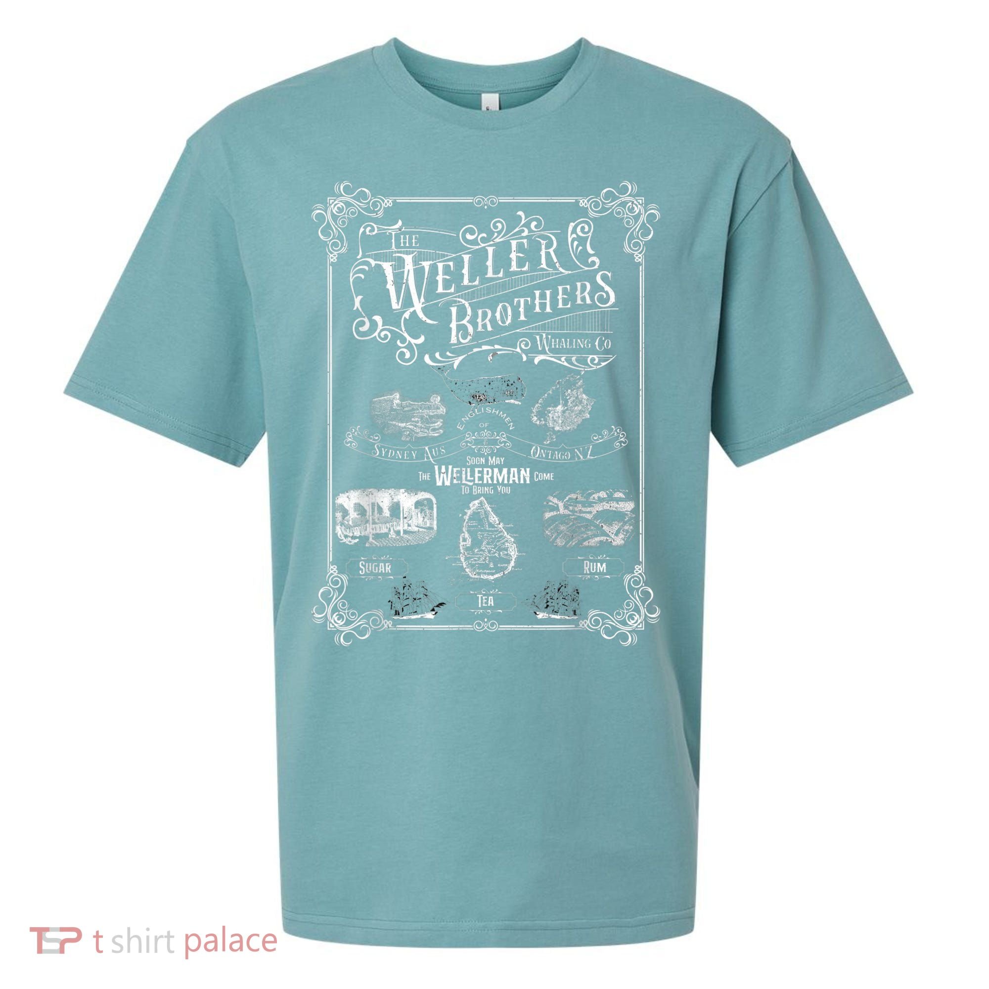 Wellerman Sea Shanty Weller Brothers Soon May The Wellerman Sueded Cloud Jersey T-Shirt
