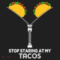 Wo Stop Staring At My Tacos Mexican Cinco De Mayo Beanie thumb 2