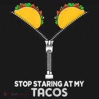 Wo Stop Staring At My Tacos Mexican Cinco De Mayo Women's Hoodie thumb 2