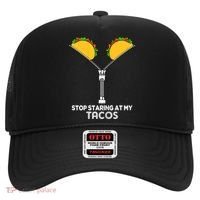 Wo Stop Staring At My Tacos Mexican Cinco De Mayo Hat thumb 0