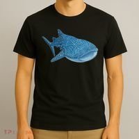 Whale Shark Scuba Diving Snorkeling T-Shirt thumb 3