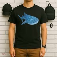 Whale Shark Scuba Diving Snorkeling T-Shirt thumb 6