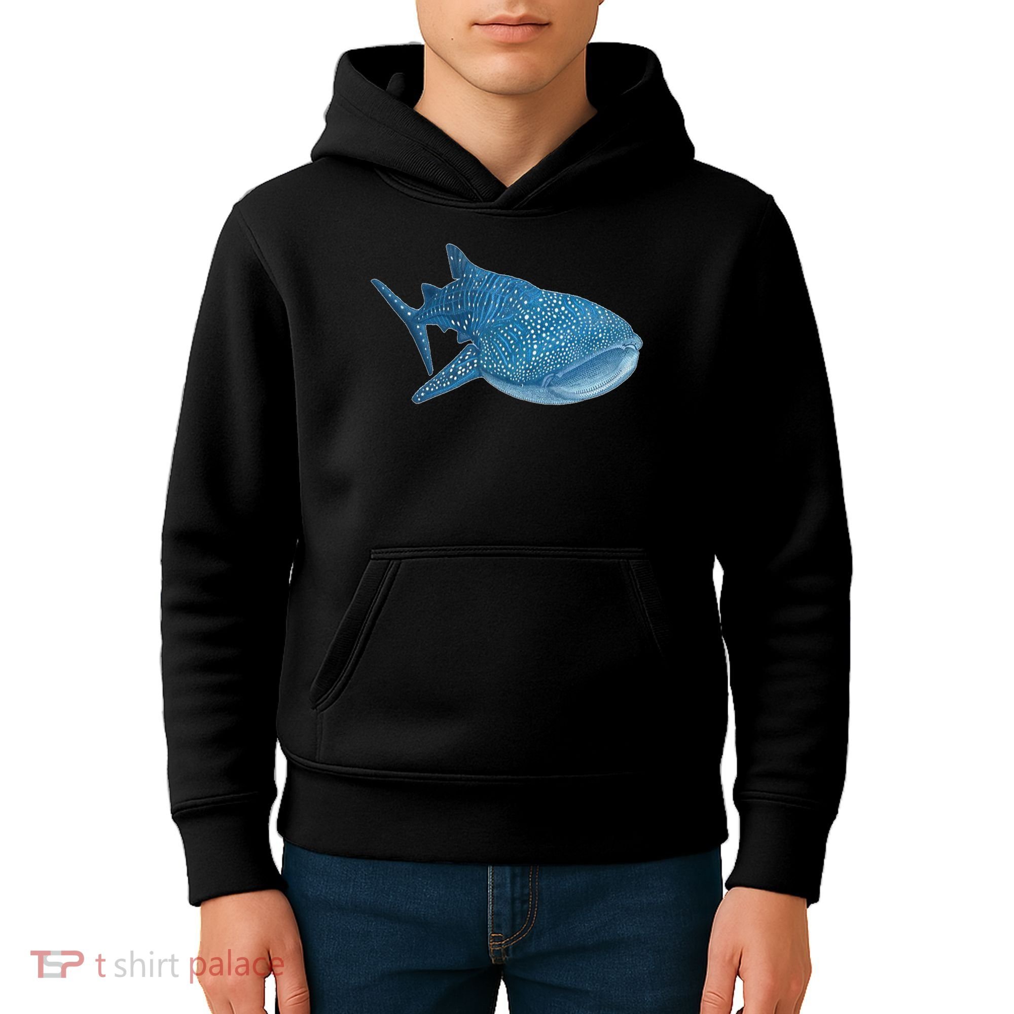 Whale Shark Scuba Diving Snorkeling Kids Hoodie