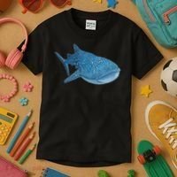 Whale Shark Scuba Diving Snorkeling Kids T-Shirt thumb 3