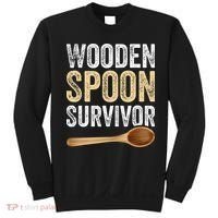 Wooden Spoon Survivor Funny Wooden Spoon Survivor Meme Sweatshirt thumb 0