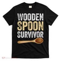 Wooden Spoon Survivor Funny Wooden Spoon Survivor Meme T-Shirt thumb 0