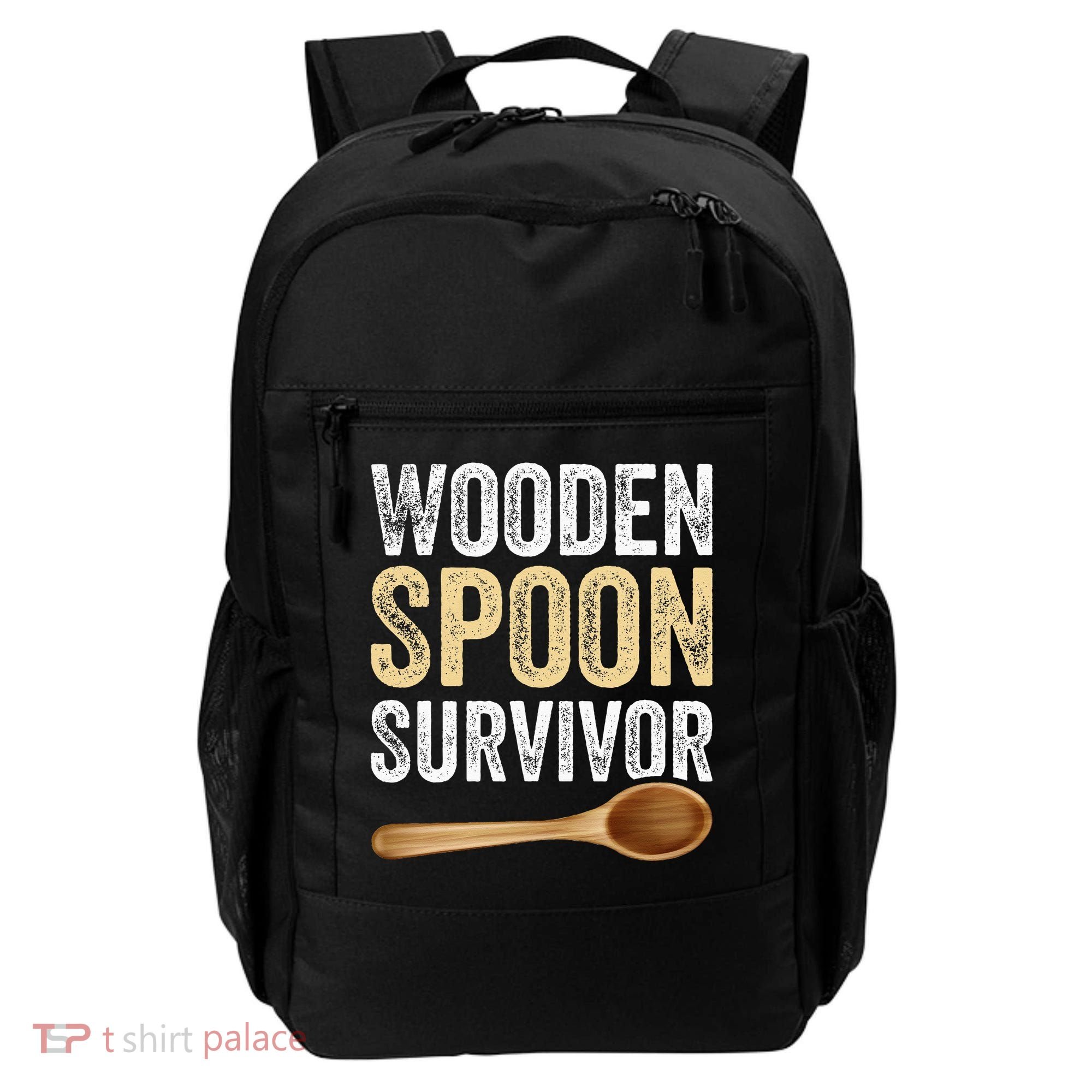 Wooden Spoon Survivor Funny Wooden Spoon Survivor Meme Backpack