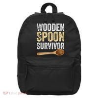 Wooden Spoon Survivor Funny Wooden Spoon Survivor Meme 16 in Basic Backpack thumb 0