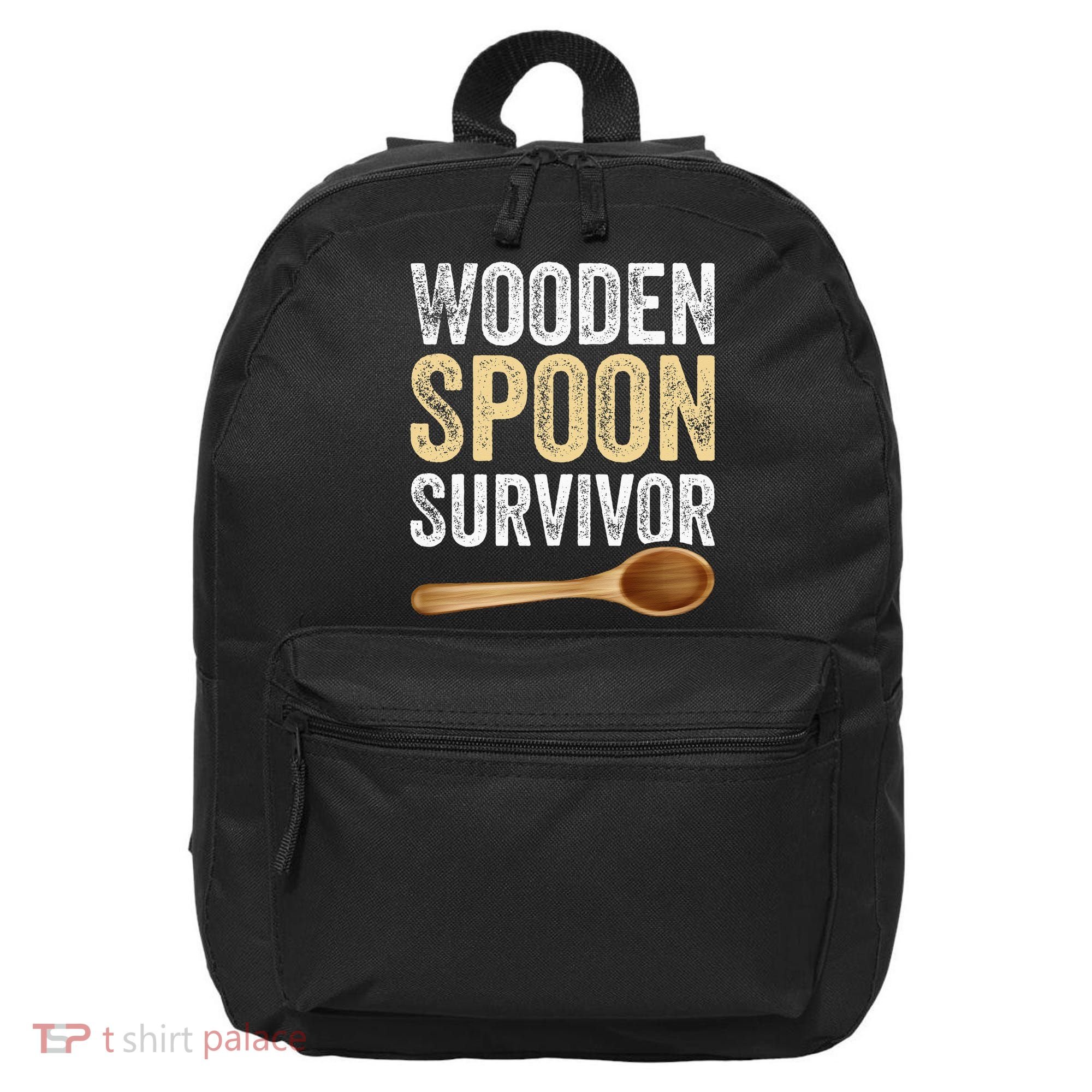 Wooden Spoon Survivor Funny Wooden Spoon Survivor Meme 16 in Basic Backpack