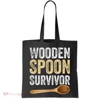 Wooden Spoon Survivor Funny Wooden Spoon Survivor Meme Tote Bag thumb 0