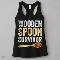 Wooden Spoon Survivor Funny Wooden Spoon Survivor Meme Women's Tank Top thumb 3