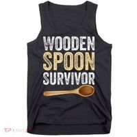 Wooden Spoon Survivor Funny Wooden Spoon Survivor Meme Tank Top thumb 0