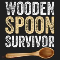 Wooden Spoon Survivor Funny Wooden Spoon Survivor Meme Golf Towel thumb 3