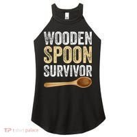 Wooden Spoon Survivor Funny Wooden Spoon Survivor Meme Women's Perfect Tri Rocker Tank thumb 0