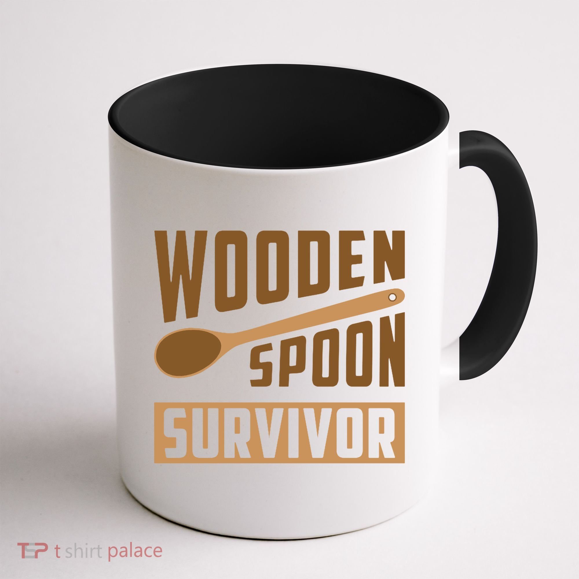 Wooden Spoon Survivor Funny Coffee Mug