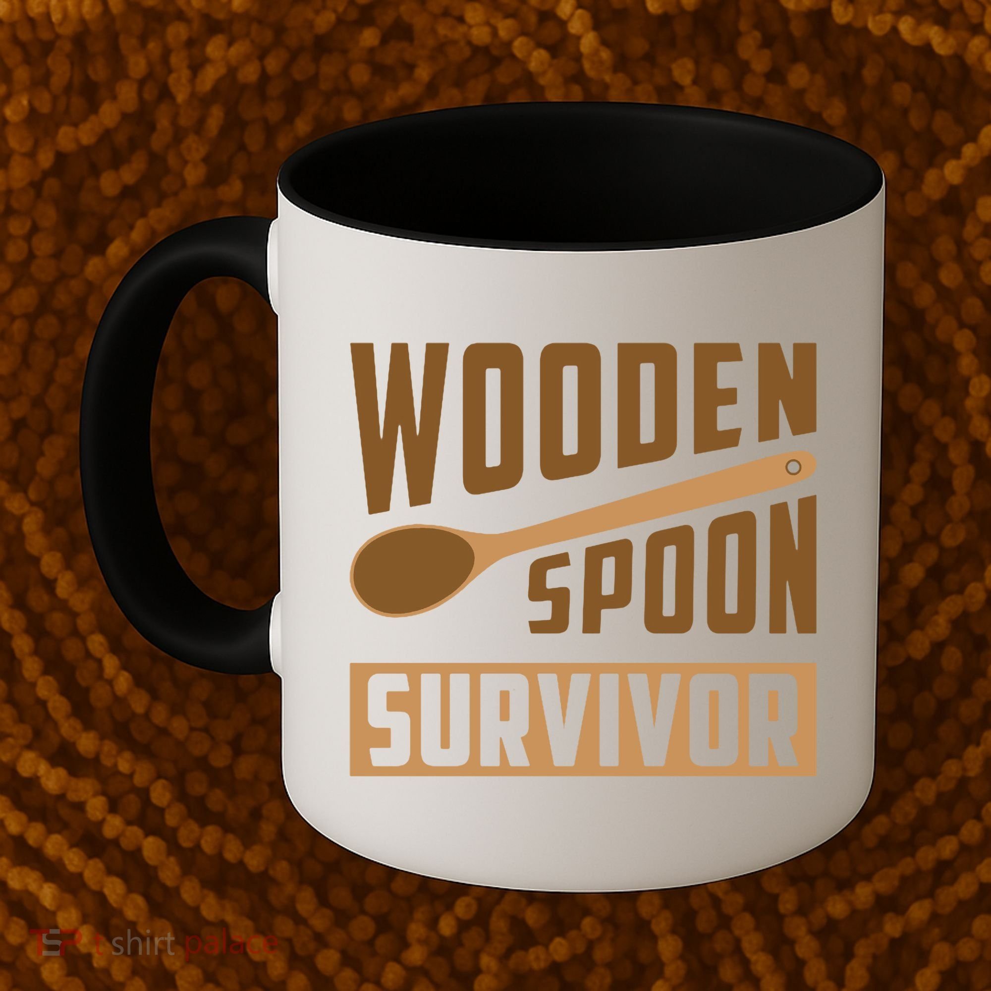 Wooden Spoon Survivor Funny Coffee Mug