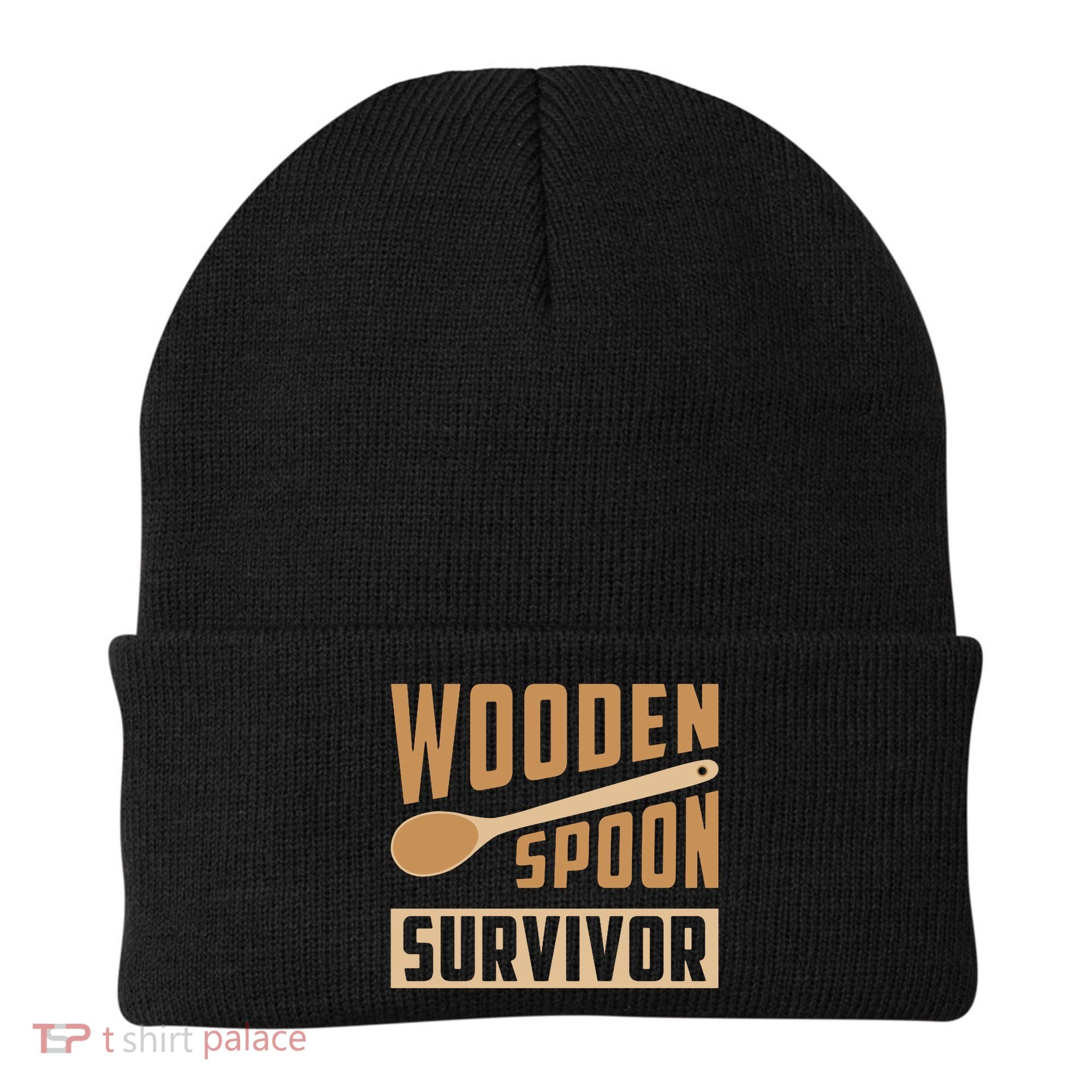 Wooden Spoon Survivor Funny Beanie