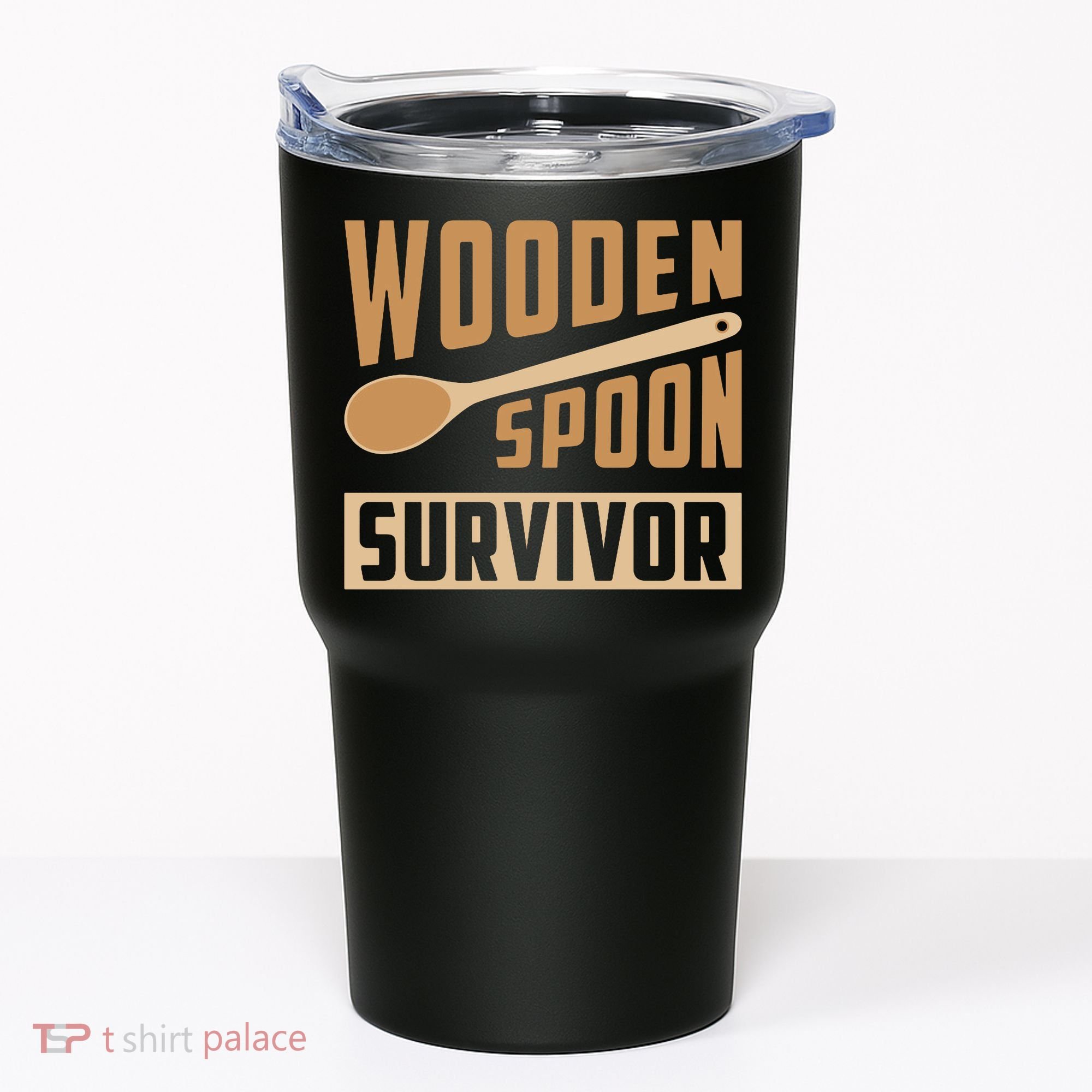 Wooden Spoon Survivor Funny Tumbler