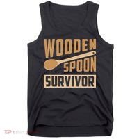 Wooden Spoon Survivor Funny Tank Top thumb 0